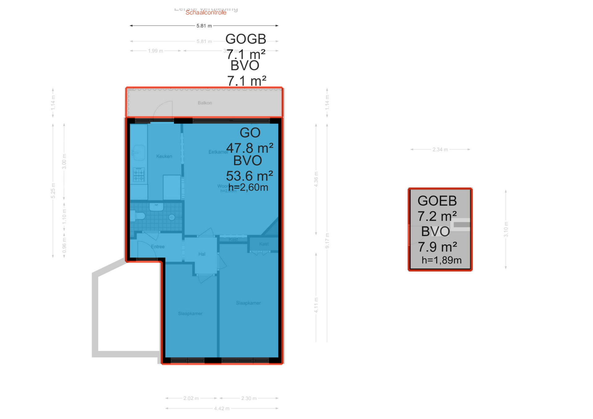 Plattegrond 3 van 3, Bestevâerstraat 194-1