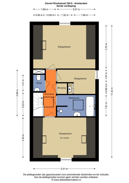 Foto 30 van 31, Govert Flinckstraat 330-2